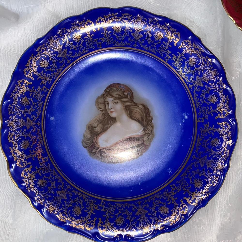 Antique Schumann Bavaria Germany Arzberg portrait Gypsy lady